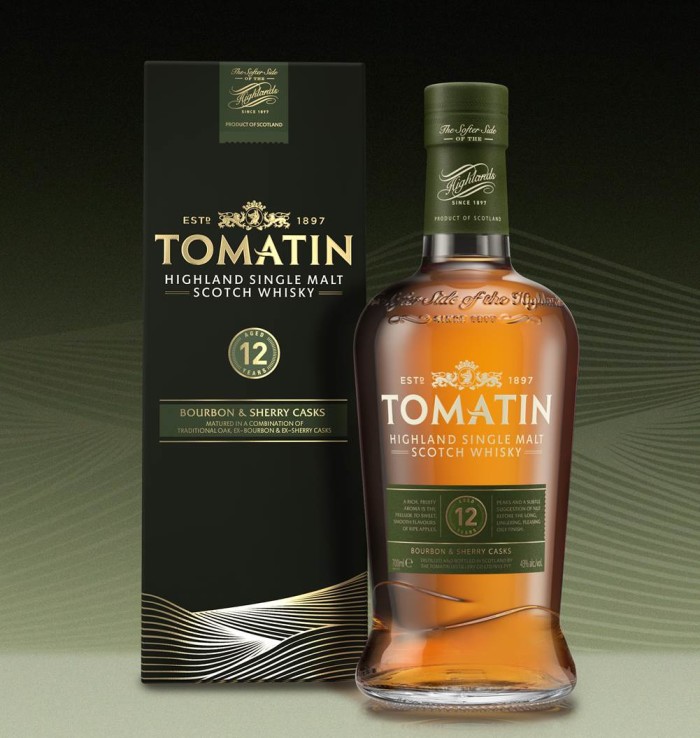 Tomatin 12 year old Single Malt Highland Scotch Whisky